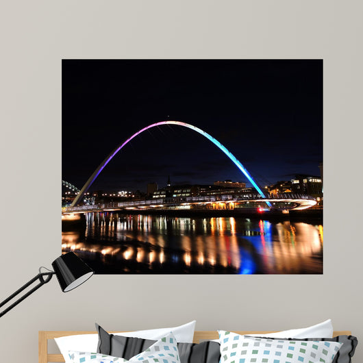 Newcastle upon Tyne - Gateshead Millennium Bridge Wall Mural