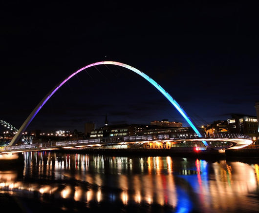 Newcastle upon Tyne - Gateshead Millennium Bridge Wall Mural