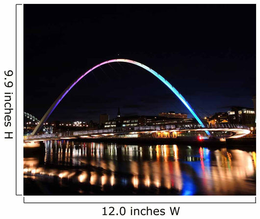 Newcastle upon Tyne - Gateshead Millennium Bridge Wall Mural