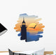 Lighthouse at Sunset Wall Decal