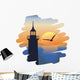 Lighthouse at Sunset Wall Decal