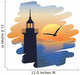 Lighthouse at Sunset Wall Decal
