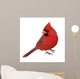 Northern Cardinal Portrait Hand Wall Decal