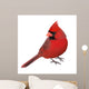 Northern Cardinal Portrait Hand Wall Decal