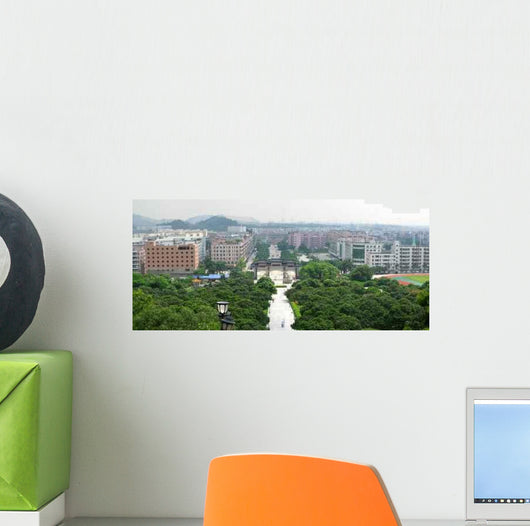 China Industrial City Chinese Wall Decal
