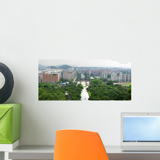China Industrial City Chinese Wall Decal
