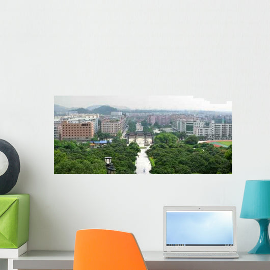 China Industrial City Chinese Wall Decal
