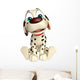 Dog funny cartoon character Wall Decal