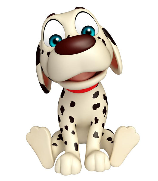 Dog funny cartoon character Wall Decal