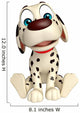 Dog funny cartoon character Wall Decal