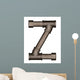 Pipe Alphabet Letter Wall Decal Design 9