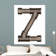 Pipe Alphabet Letter Wall Decal Design 9