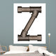 Pipe Alphabet Letter Wall Decal Design 9