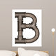 Pipe Alphabet Letter Wall Decal Design 8