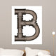 Pipe Alphabet Letter Wall Decal Design 8