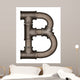 Pipe Alphabet Letter Wall Decal Design 8
