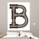Pipe Alphabet Letter Wall Decal Design 8