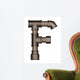 Pipe Alphabet Letter Wall Decal Design 5