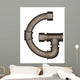 Pipe Alphabet Letter Wall Decal Design 4