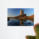 Seymour Tower, Jersey, U.K.    Wide angle image of a military 19th century Napoleonic Wars tower shot on a Spring low tide one mile from shore at sunset. Wall Mural