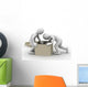 3D People and Cardboard Wall Decal
