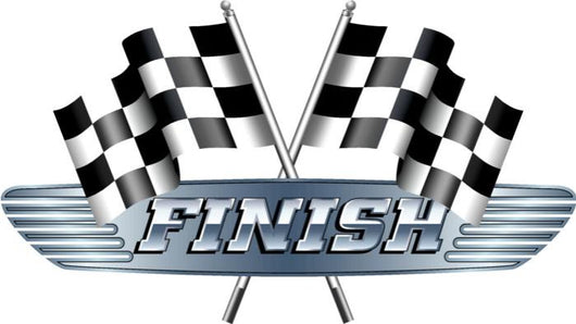 Checkered  Flags Motor Wall Decal
