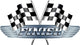 Checkered  Flags Motor Wall Decal