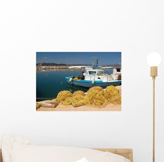 Fishing Still Life Wall Decal
