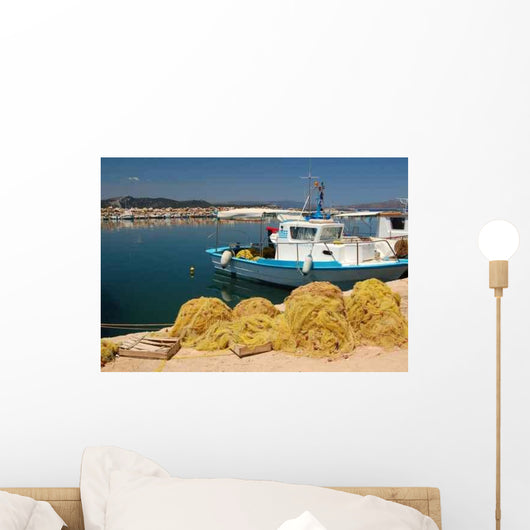 Fishing Still Life Wall Decal