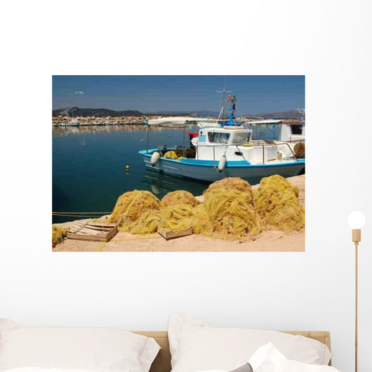 Fishing Still Life Wall Decal