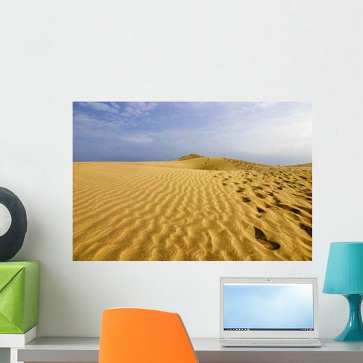 Tracks Sand Wall Decal Design 2