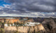 Hiking the west rim of Zion National Park the morning after a spring snow storm. Wall Mural