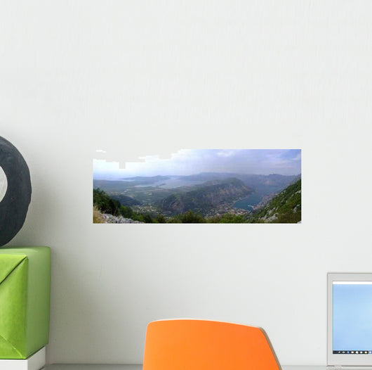 Panorama Boka Kotorska Bay Wall Decal