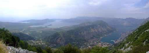 Panorama Boka Kotorska Bay Wall Decal