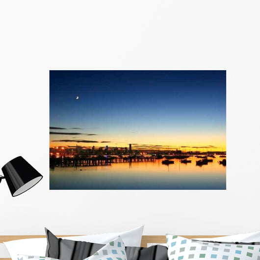 Moon over Melbourne Wall Decal