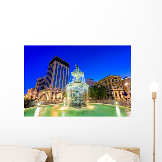 Montgomery Alabama Fountain Wall Decal