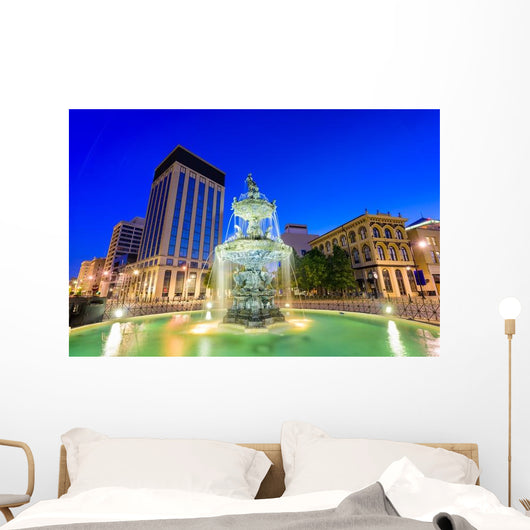 Montgomery Alabama Fountain Wall Decal