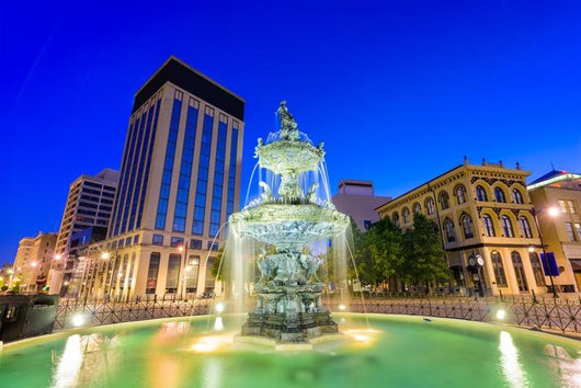 Montgomery Alabama Fountain Wall Decal
