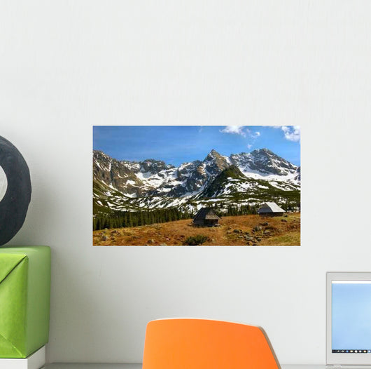 Shelters Gasienicowa Pasture Valley Wall Decal