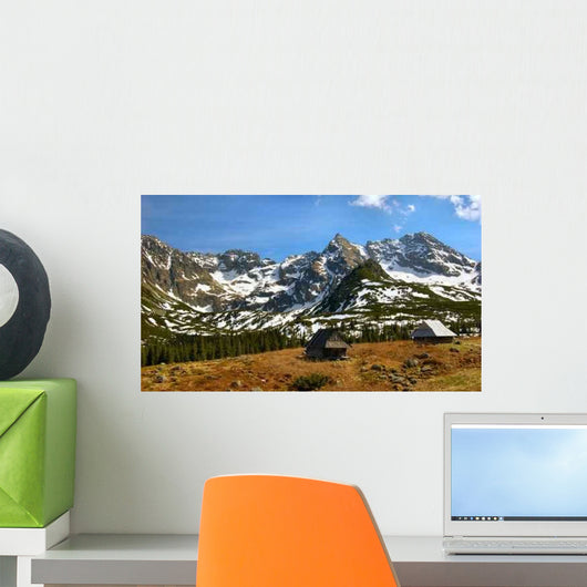 Shelters Gasienicowa Pasture Valley Wall Decal