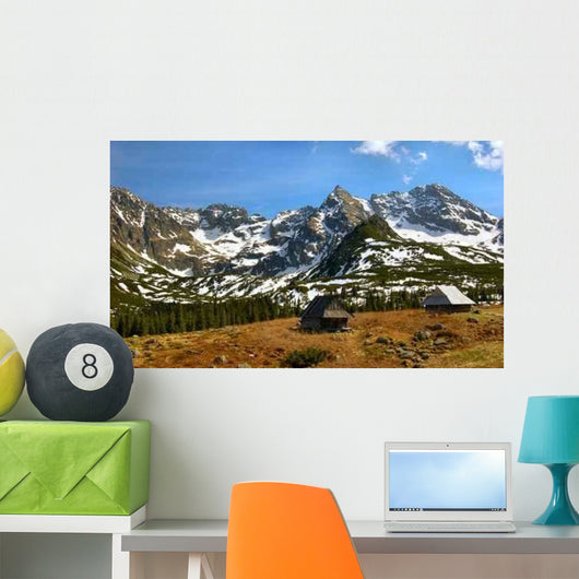 Shelters Gasienicowa Pasture Valley Wall Decal