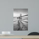 Vasco da Gama bridge at black and white, sunrise Lisbon Wall Mural