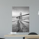 Vasco da Gama bridge at black and white, sunrise Lisbon Wall Mural