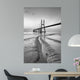 Vasco da Gama bridge at black and white, sunrise Lisbon Wall Mural