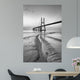 Vasco da Gama bridge at black and white, sunrise Lisbon Wall Mural