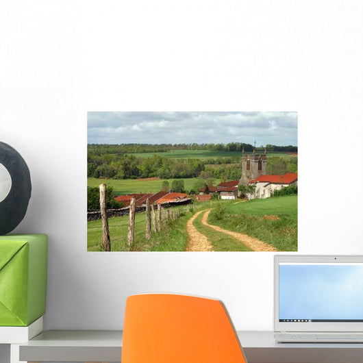 Village Lorrain Wall Decal