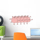 Pig Chorus Line Wall Decal