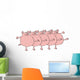 Pig Chorus Line Wall Decal