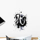 Grunge Alphabet W Wall Decal