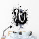 grunge alphabet W Wall Decal